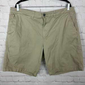 George Men's‎ Chino Shorts Beige tan cotton stretch, sz 40